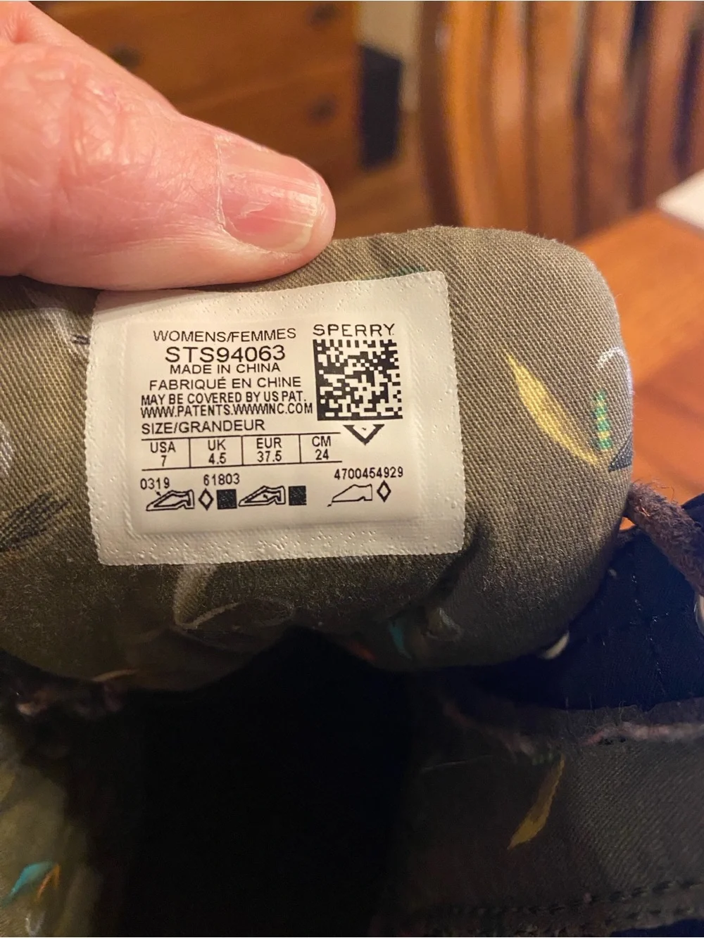 Sperry Women's Black Quilted Duck Boots Lace/Zip Up Rain/Snow/Waterproof Size 7